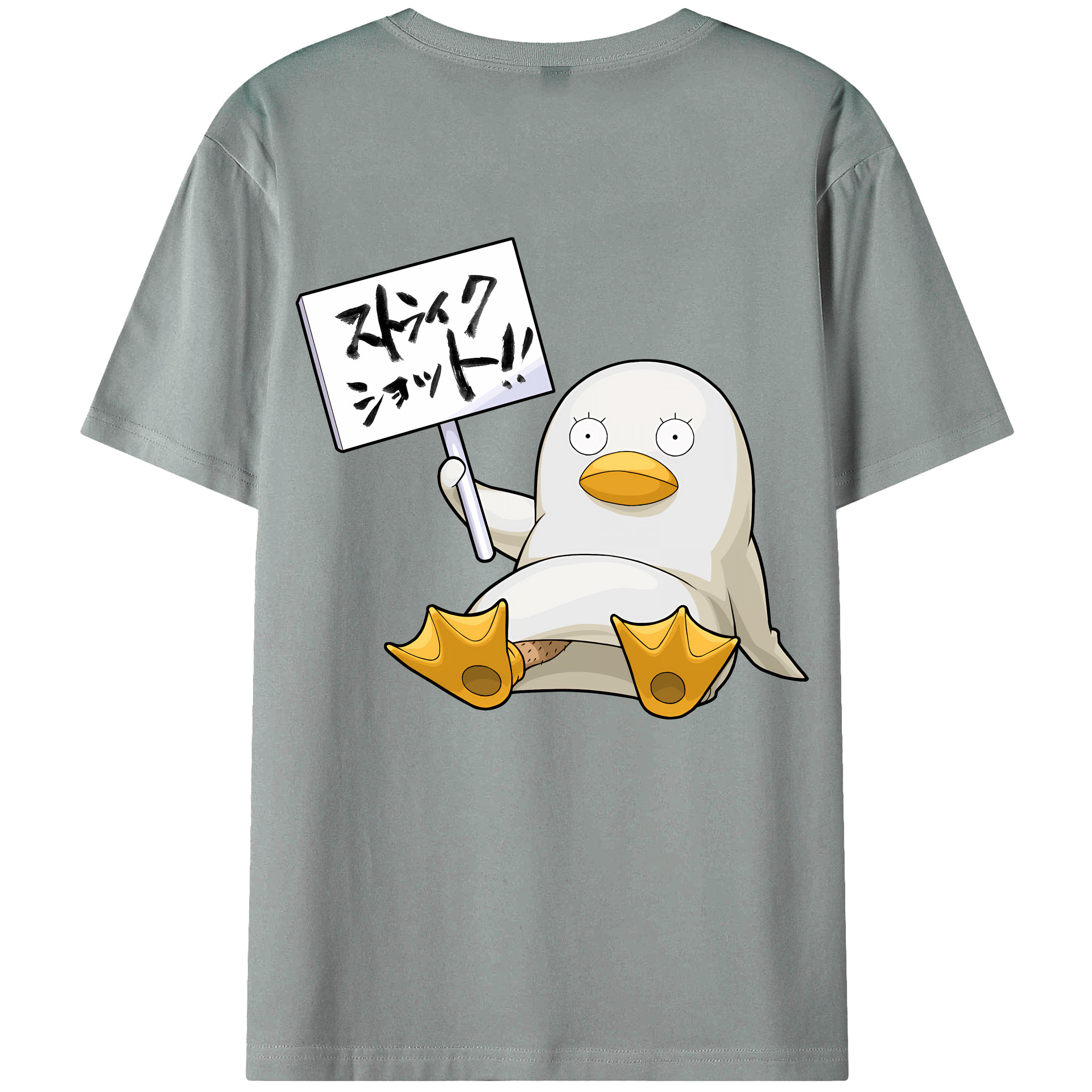 （画像用） ぎんたま 坂田銀時（さかたぎんとき） 神楽 志村新八（しむら しんぱち） GINTAMA Sakata Gintoki Kagura Shimura Shinpachi 綿100％ メンズ半袖Tシャツ（バックプリント） 通気性